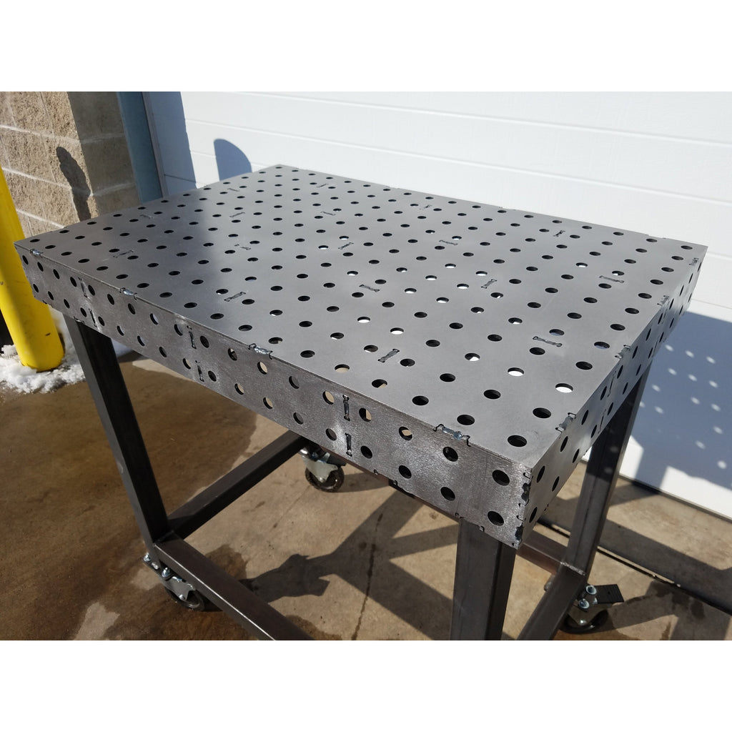 MiniBlock - 24"x36" - Heavy Duty Welding Table-MiniBlock-WeldTables.com-DIY Kit-Westling Machine