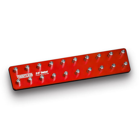 3/8" Drive Swivel Trays-Socket Trays-Westling USA-Red-20 Pin-Westling Machine