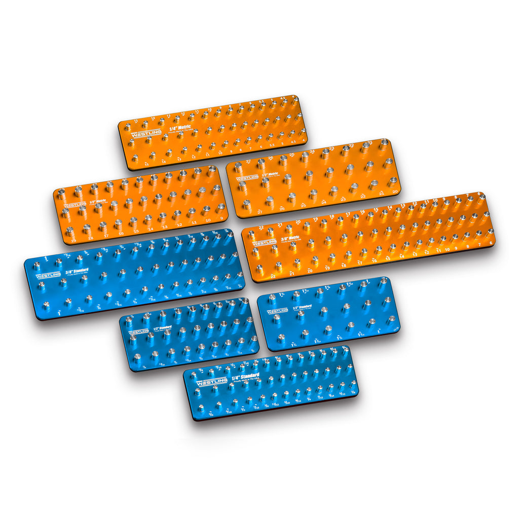 3 Row 8pc Socket Tray/Organizer Set | Westling USA
