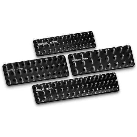 3 Row 4pc Standard Tray/Organizer Set-Westling USA-Black-Engraved-Westling Machine