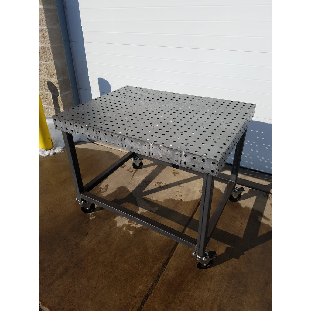 MiniBlock - 36"x48" - Heavy Duty Welding Table-MiniBlock-WeldTables.com-DIY Kit-Westling Machine