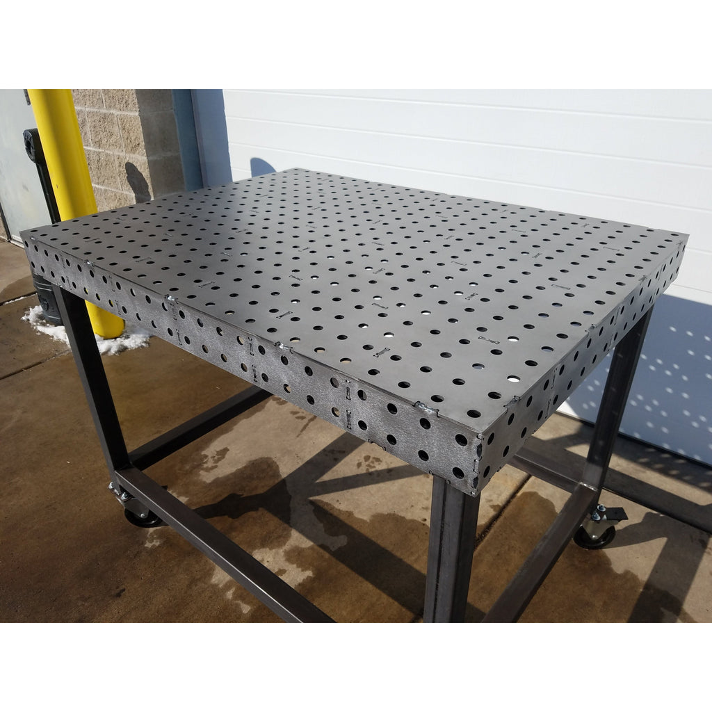 MiniBlock - 36"x48" - Heavy Duty Welding Table-MiniBlock-WeldTables.com-DIY Kit-Westling Machine