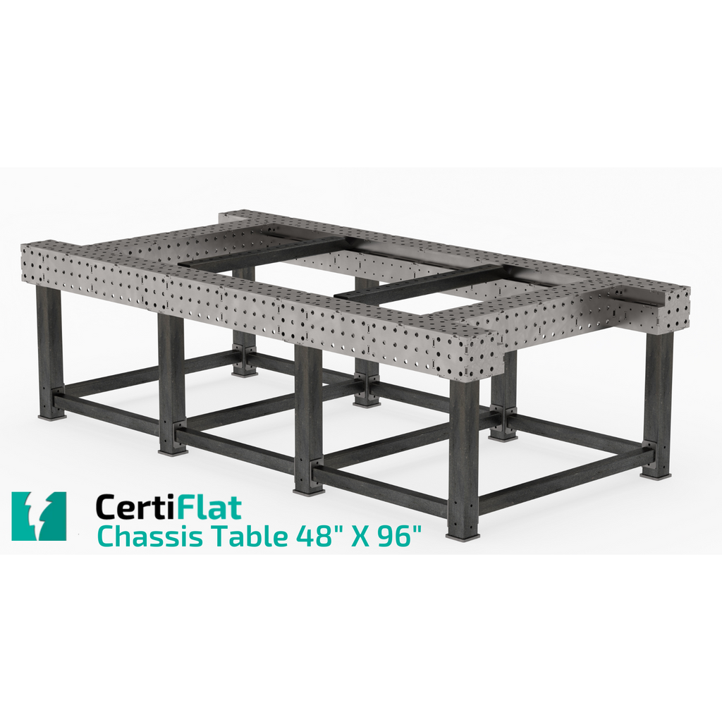 CertiFlat Chassis Table 48" X 96"-Chassis Table-WeldTables.com-Westling Machine