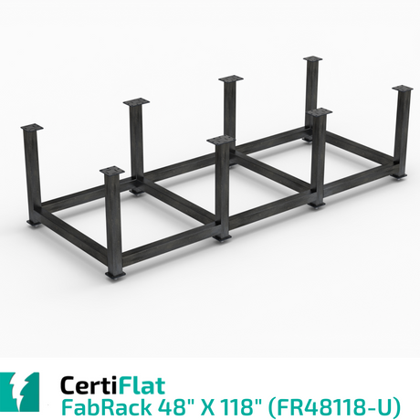 Certiflat 48"X118" FabRack for FabBlock-fabRack-WeldTables.com-Westling Machine