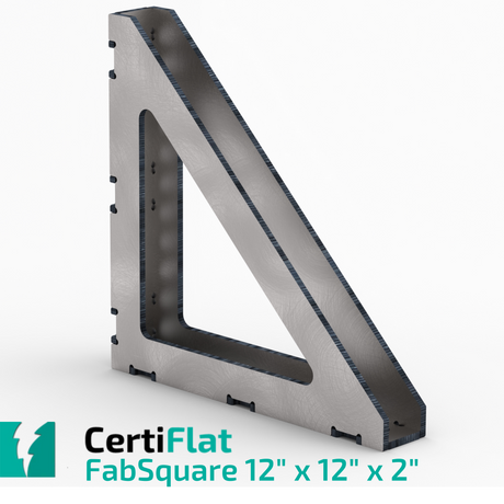 Certiflat 12"X12"X2" Wide 90 Degree FabSquare-fabSquare-WeldTables.com-Westling Machine