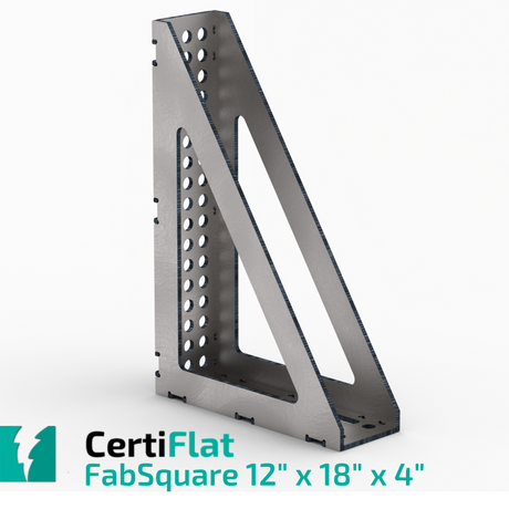 Certiflat 12"X18"X4" Wide 90 Degree FabSquare-fabSquare-WeldTables.com-Westling Machine