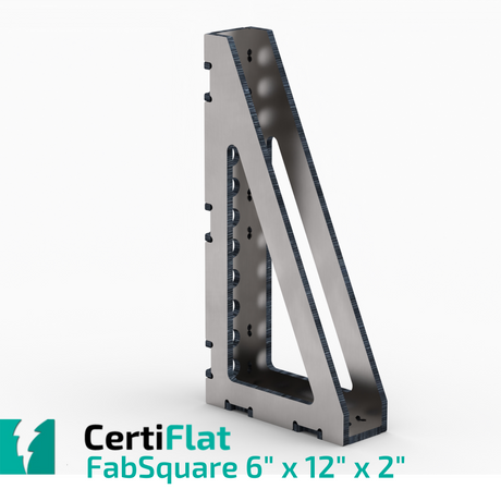 Certiflat 6"X12"X2" Wide 90 Degree FabSquare-fabSquare-WeldTables.com-Westling Machine