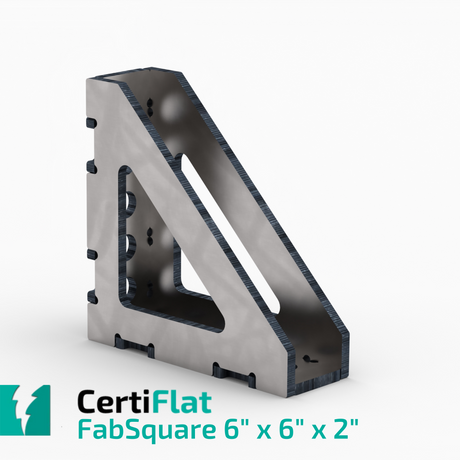 Certiflat 6"X6"X2" Wide 90 Degree FabSquare-fabSquare-WeldTables.com-Westling Machine
