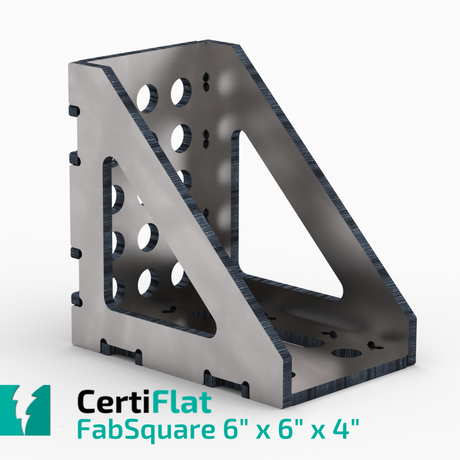 Certiflat 6"X6"X4" Wide 90 Degree FabSquare-fabSquare-WeldTables.com-Westling Machine