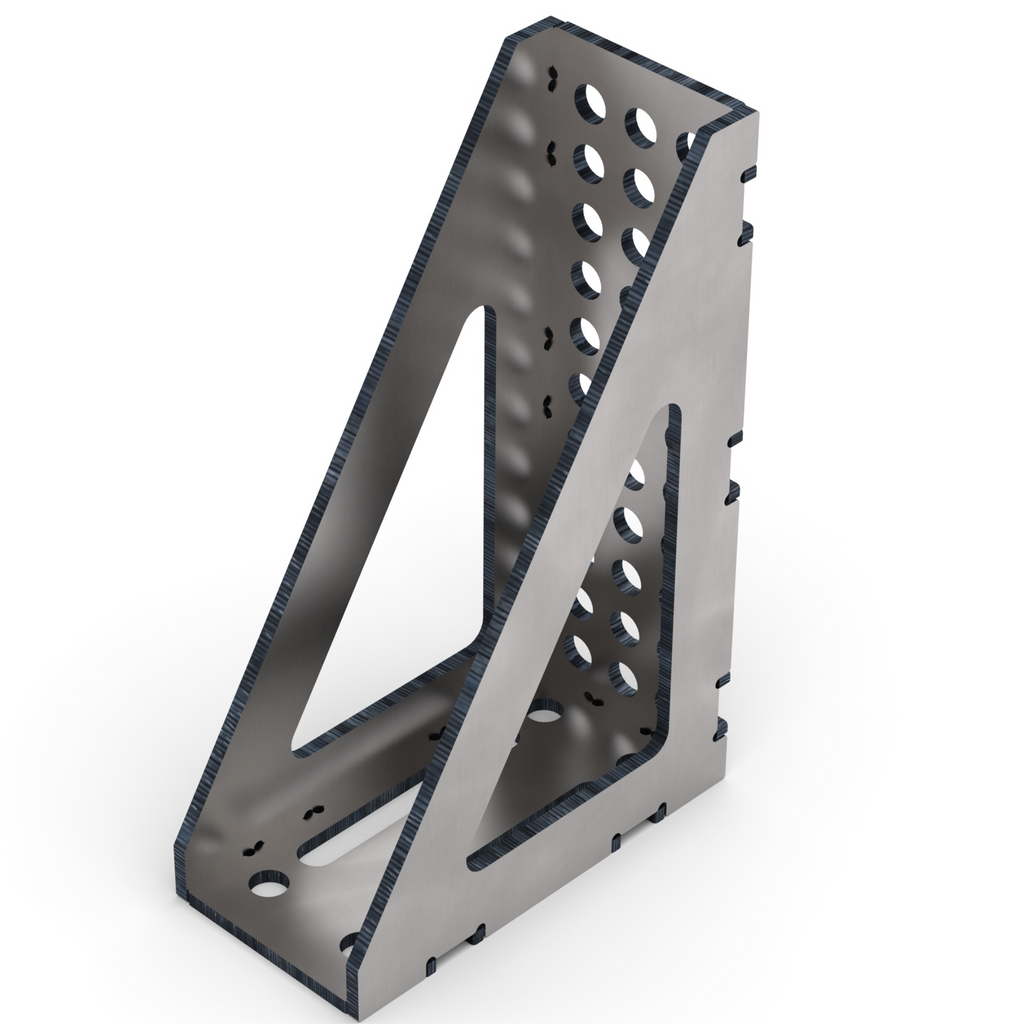 Certiflat 8"X12"X4" Wide 90 Degree FabSquare-fabSquare-WeldTables.com-Westling Machine