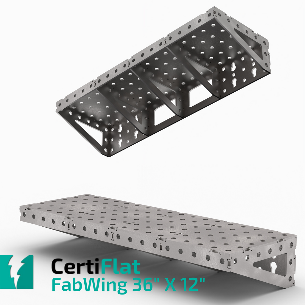 CertiFlat FabWing 36" X 12" Table Extension-fabWing-WeldTables.com-Westling Machine