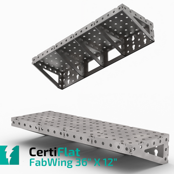 CertiFlat FabWing 36" X 12" Table Extension-fabWing-WeldTables.com-Westling Machine