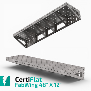CertiFlat FabWing 48" X 12" Table Extension-fabWing-WeldTables.com-Westling Machine