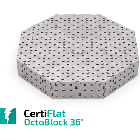 OctoBlock 36" - Industrial Welding Table-Welding Table-WeldTables.com-1/4" Thick-16MM Round-Westling Machine