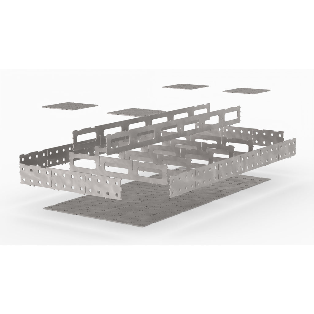 MiniBlock - 24"x48" - Heavy Duty Welding Table-MiniBlock-WeldTables.com-DIY Kit-Westling Machine