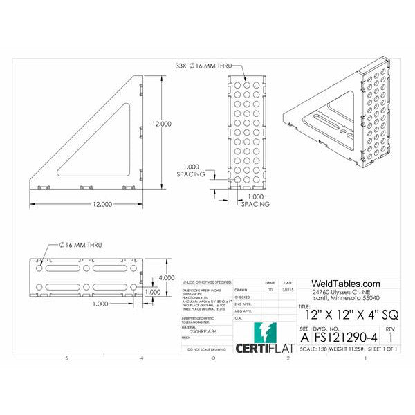 VFS4 - Variety FabSquare 4" Pack-fabSquare-WeldTables.com-Westling Machine