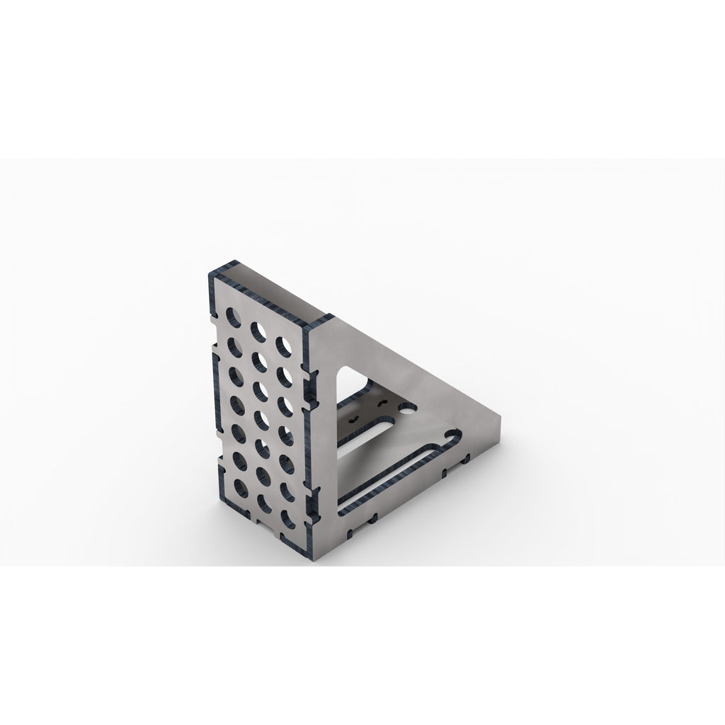 Certiflat 8"X8"X4" Wide 90 Degree FabSquare-fabSquare-WeldTables.com-Westling Machine