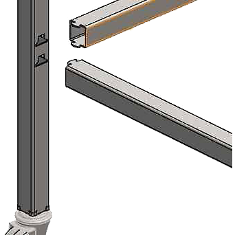 ProTop - 24"X48" - Heavy Duty Leg Kit-Leg Kit-WeldTables.com-Westling Machine