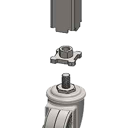 ProTop - 24"X48" - Heavy Duty Leg Kit-Leg Kit-WeldTables.com-Westling Machine