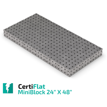 MiniBlock - 24"x48" - Heavy Duty Welding Table-MiniBlock-WeldTables.com-DIY Kit-Westling Machine