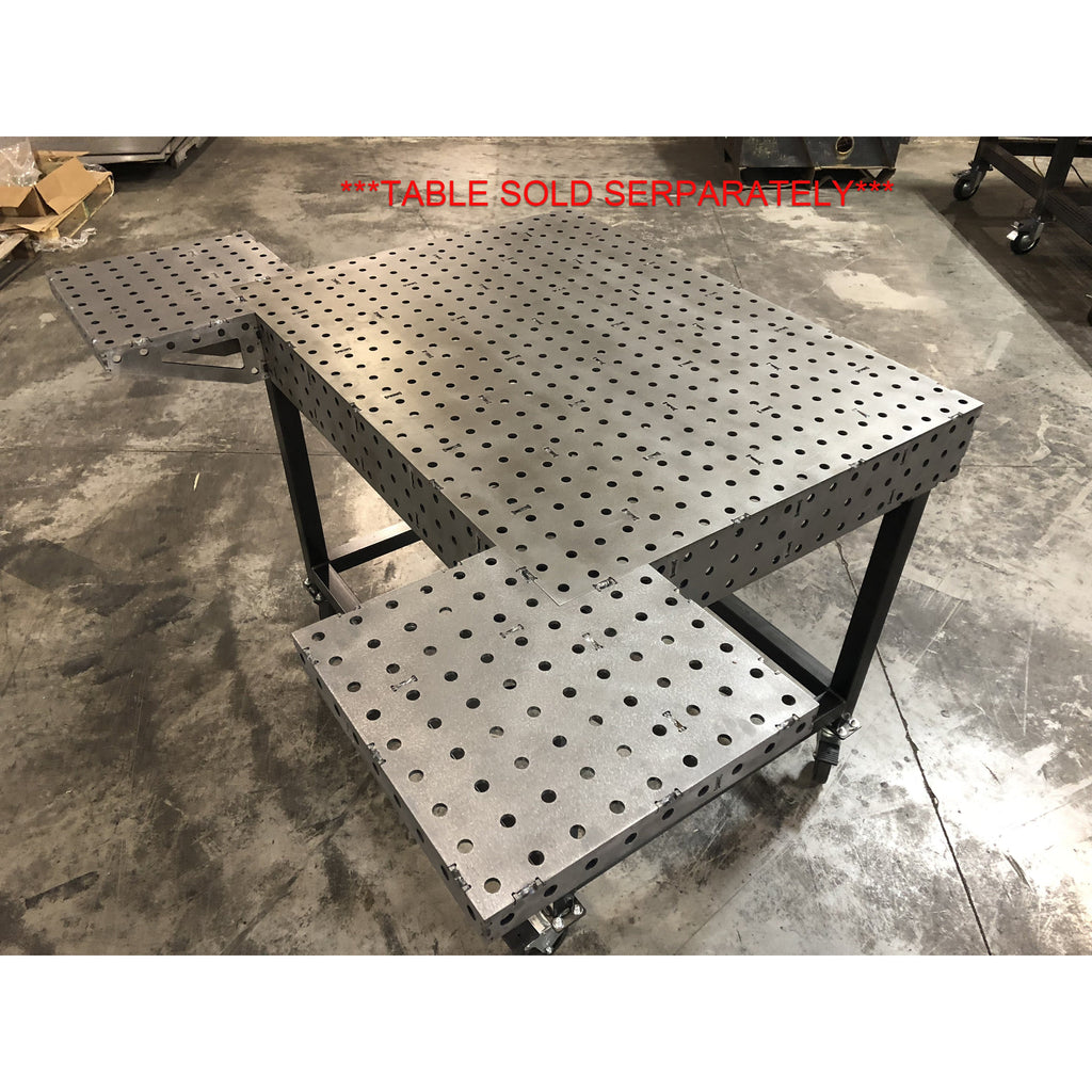CertiFlat FabWing 12" X 12" Corner Extention-fabWing-WeldTables.com-Westling Machine
