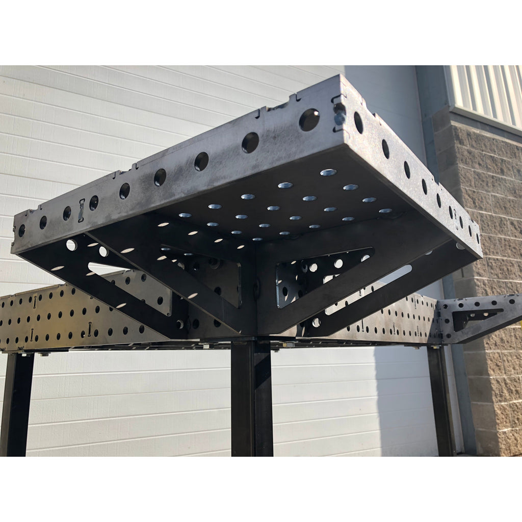 CertiFlat FabWing 12" X 12" Corner Extention-fabWing-WeldTables.com-Westling Machine