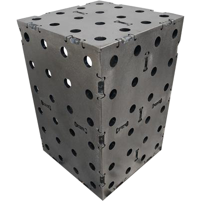 CertiFlat 8"x8"x12" Riser Block-Accessories-WeldTables.com-Westling Machine