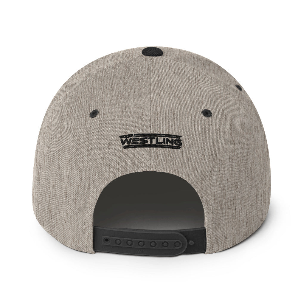 Westling Snapbacks-Westling USA-Natural/ Black-Westling Machine