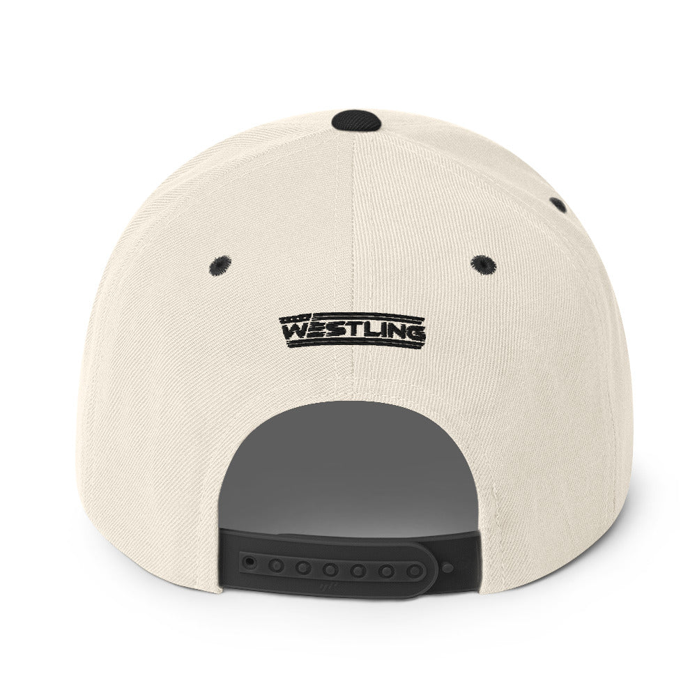 Westling Snapbacks-Westling USA-Natural/ Black-Westling Machine