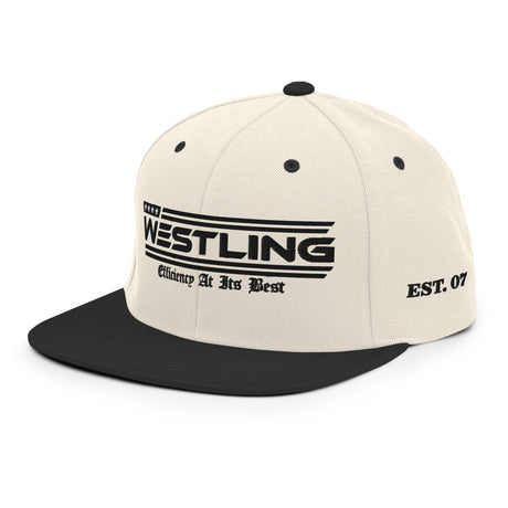 Westling Snapbacks-Westling USA-Natural/ Black-Westling Machine