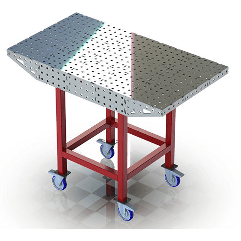 Certiflat 36"X48" FabRack for FabBlock and Mini-FabBlock-fabRack-WeldTables.com-Westling Machine