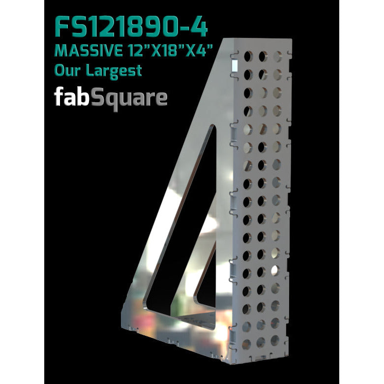 Certiflat 12"X18"X4" Wide 90 Degree FabSquare-fabSquare-WeldTables.com-Westling Machine