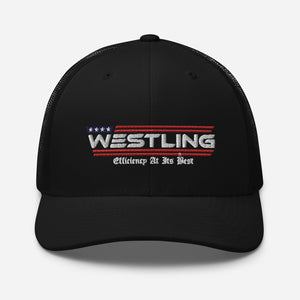 Westling Trucker Cap w/ Slogan-Westling USA-Black-Westling Machine