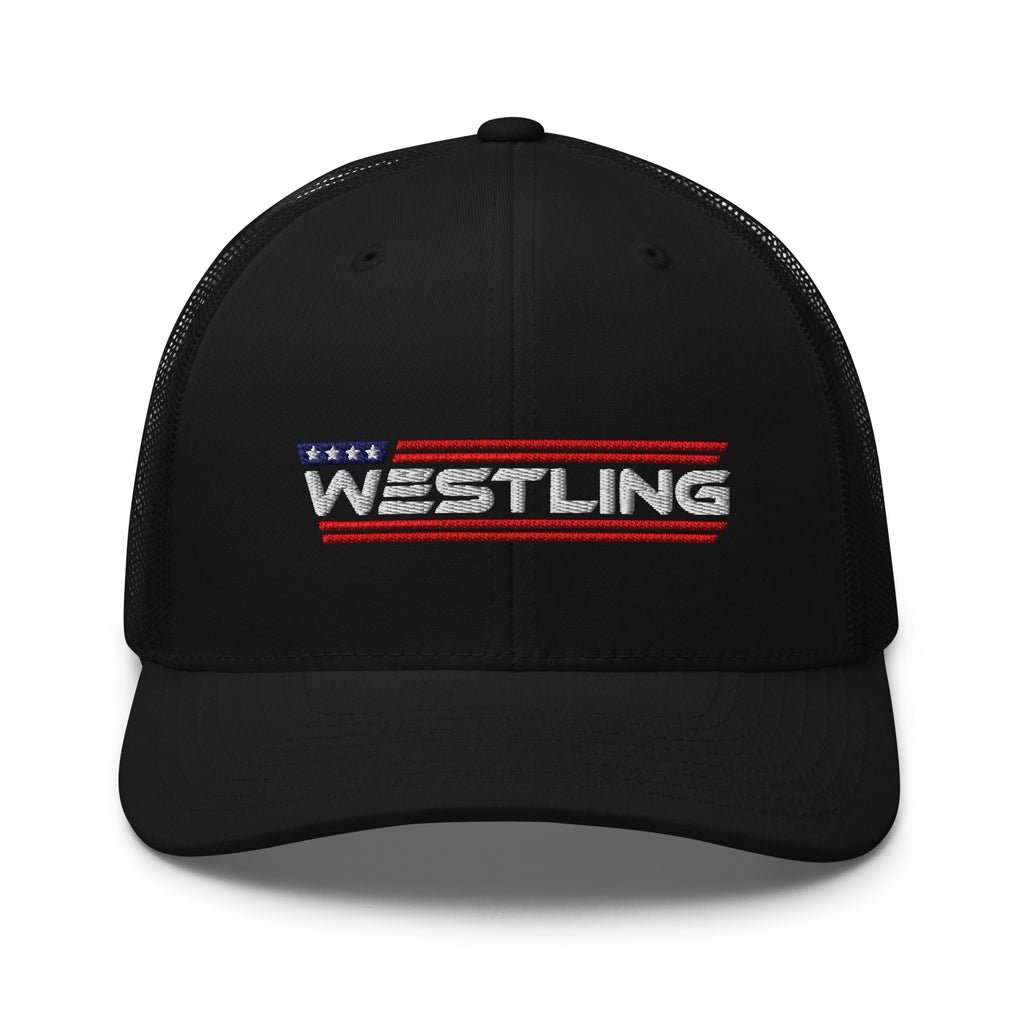 Westling Trucker Caps-Apparel & Accessories-Westling USA-Black-Westling Machine