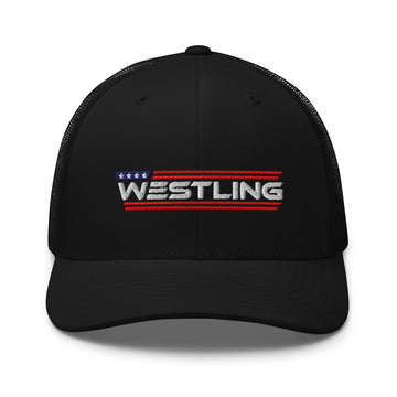 Westling Trucker Caps-Apparel & Accessories-Westling USA-Black-Westling Machine