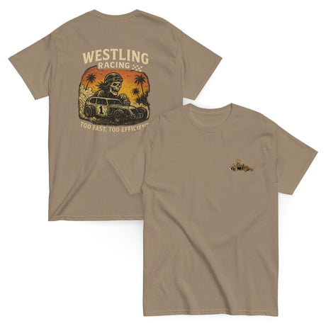 Westling Racing Tee-Westling USA-Brown Savana-S-Westling Machine