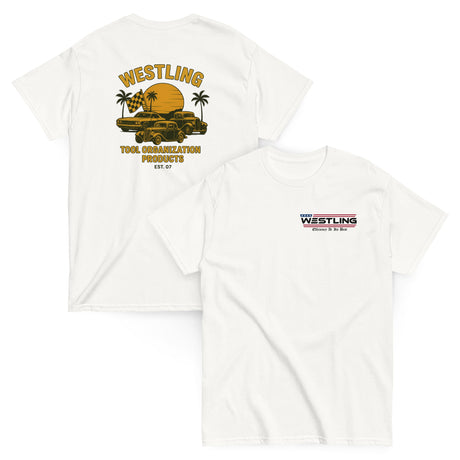 Westling White Paradise Tee-Westling USA-S-Westling Machine