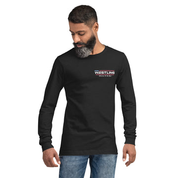 Westling "Made In America" Long Sleeve Tees-Westling USA-Black Heather-S-Westling Machine