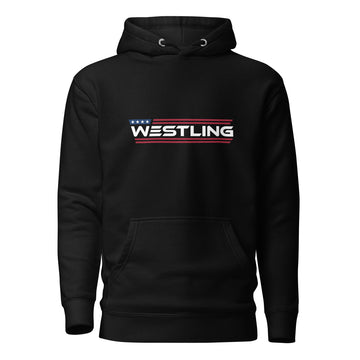 Westling Hoodies-Westling USA-Black-M-Westling Machine