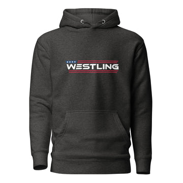 Westling Hoodies-Westling USA-Charcoal Heather-M-Westling Machine